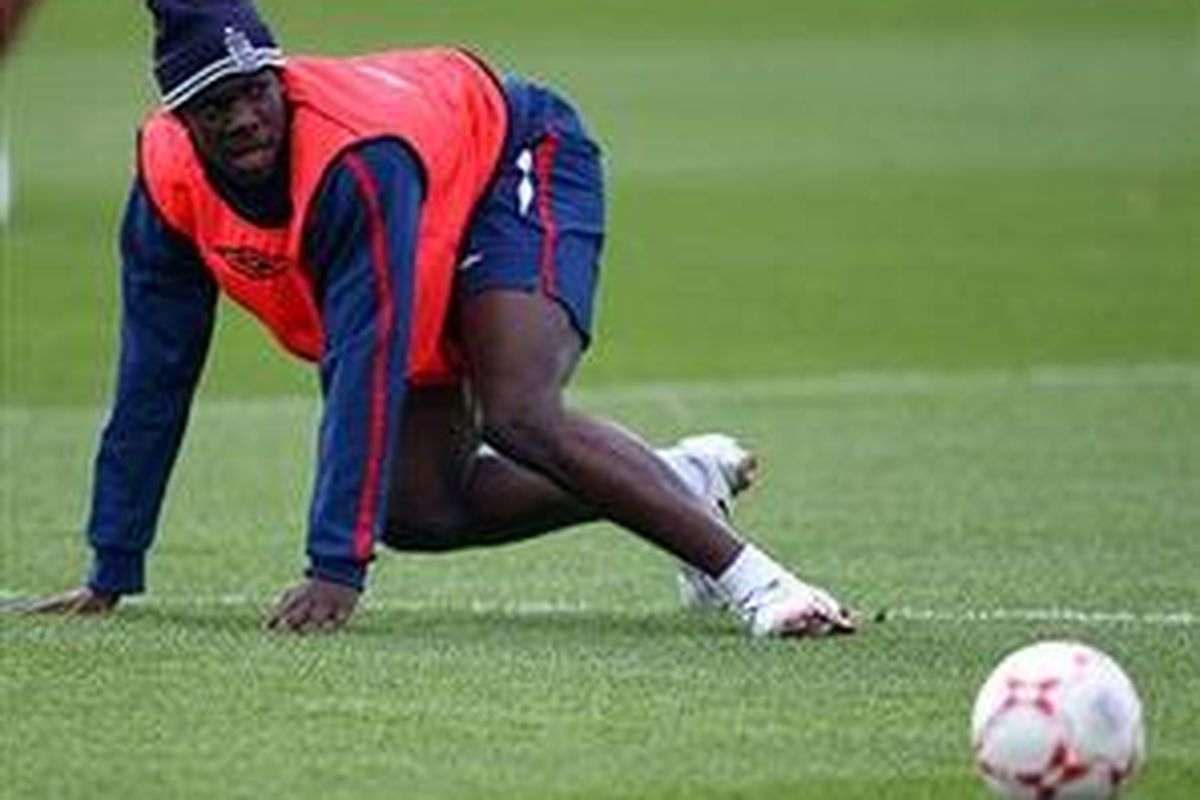 Defender Manchester City, Micah Richards.