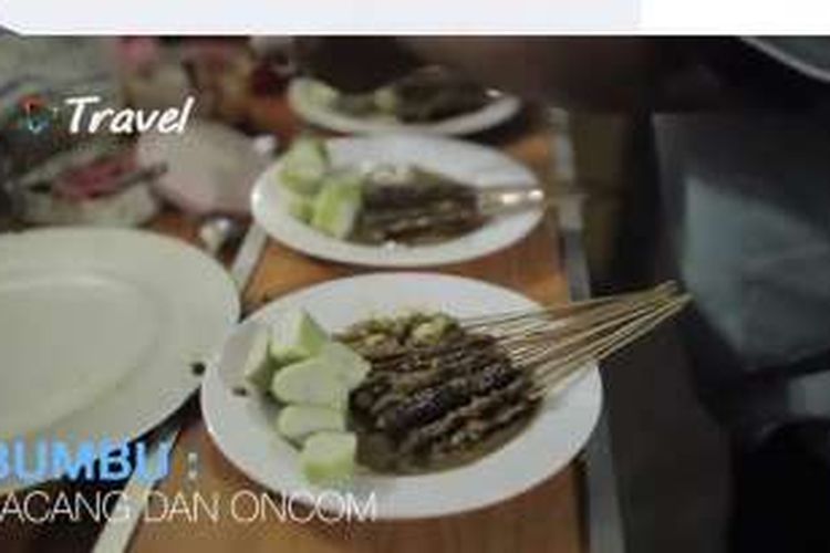 Sate Kalong, kuliner tradisional asal Cirebon yang sudah sulit ditemui.