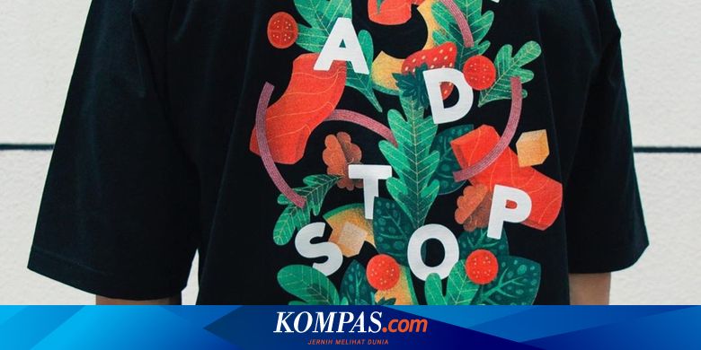 Ada Salad Pada Desain Baju Demi Ajakan Gaya Hidup Sehat Halaman