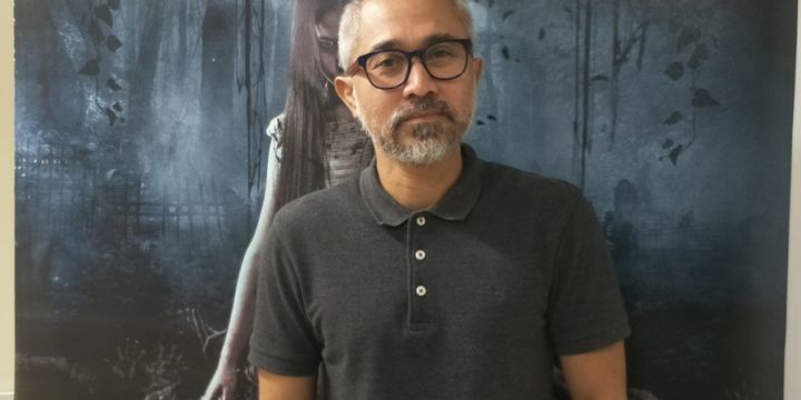 Lukman Sardi saat berkunjung ke Gedung Kompas Gramedia, Jalan Palmerah Barat, Jakarta, Rabu (6/6/2018).
