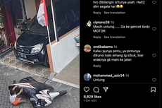 Motor Parkir Pakai Standar Tengah Bisa Cegah Anak Kecil Kecelakaan