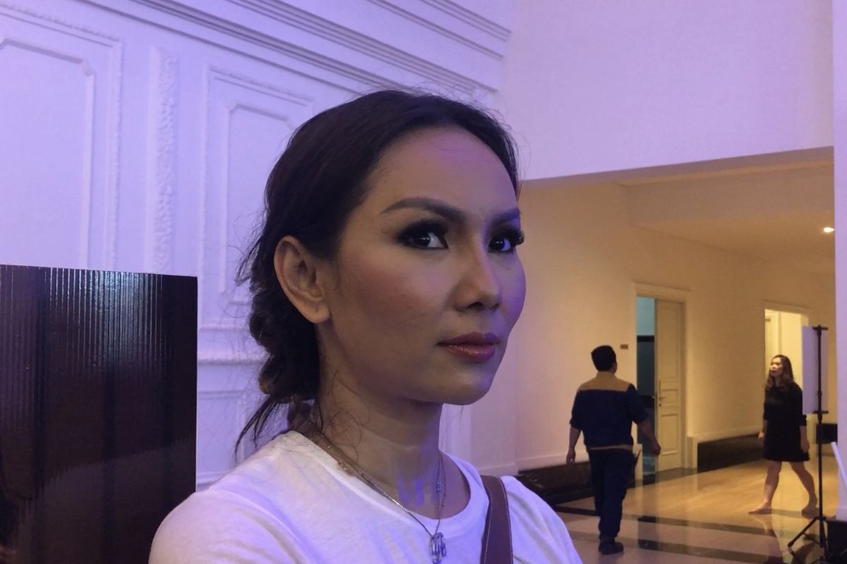 Kalina Ocktaranny saat ditemui di kawasan Dharmawangsa, Jakarta Selatan, Sabtu (29/2/2020).
