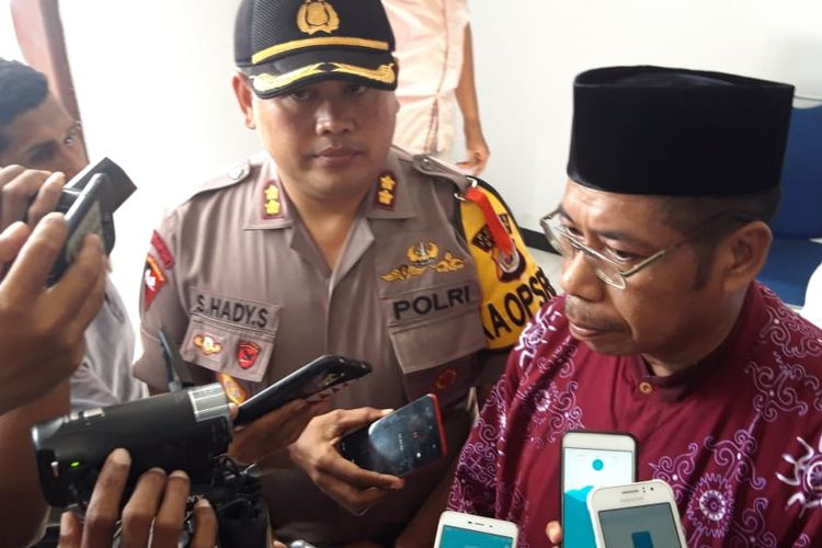 Kapolres Pulau Ambon da Pulau-Pulau Lease, AKBP Sutrisno Hady Santoso menggelar silaturahim bersama Pengurus MUI Maluku dan Kota Ambon serta para dai dan imam masjid di Kantor MUI Kota Ambon, Rabu (8/5/2019)