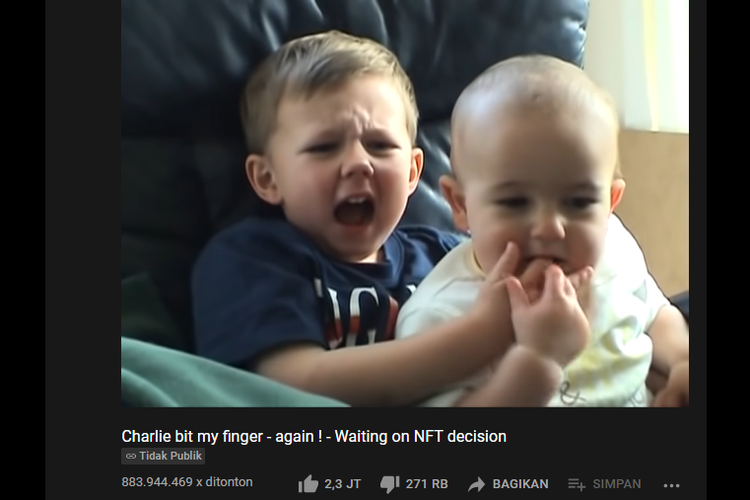 Video Charlie Bit My Finger