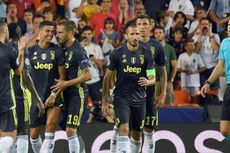 Valencia Vs Juventus, Ronaldo Marah Setelah Dapat Kartu Merah