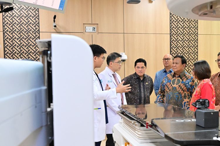 Presiden RI Prabowo Subianto dalam peresmian Bali International Hospital (BIH) yang dikelola anak usaha Pertamina, PT Pertamina Bina Medika Indonesia Healthcare Corporation (IHC), Rabu (25/6/2025).