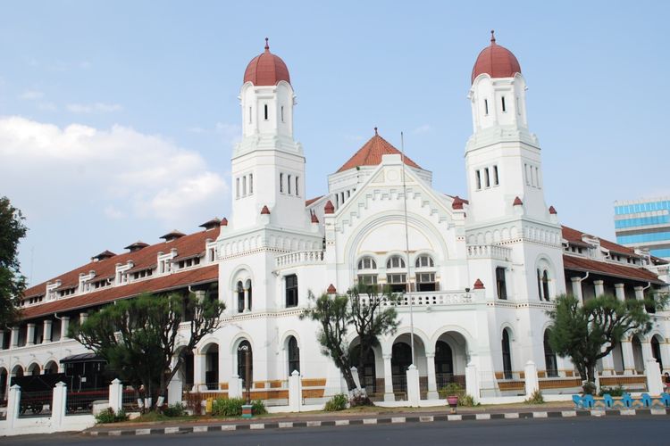 Lawang Sewu di Semarang, Jawa Tengah.