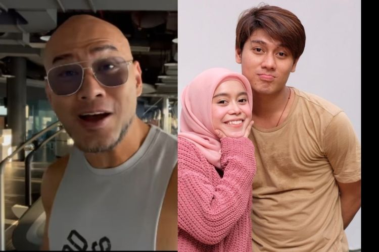 Kolase foto Deddy Corbuzier, Lesti Kejora, dan Rizky Billar.