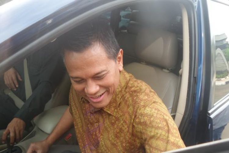 Direktur Utama PT Mugi Rekso Abadi Soetikno Soedarjo seusai diperiksa sebagai saksi di Gedung KPK Jakarta, Selasa (28/2/2017).
