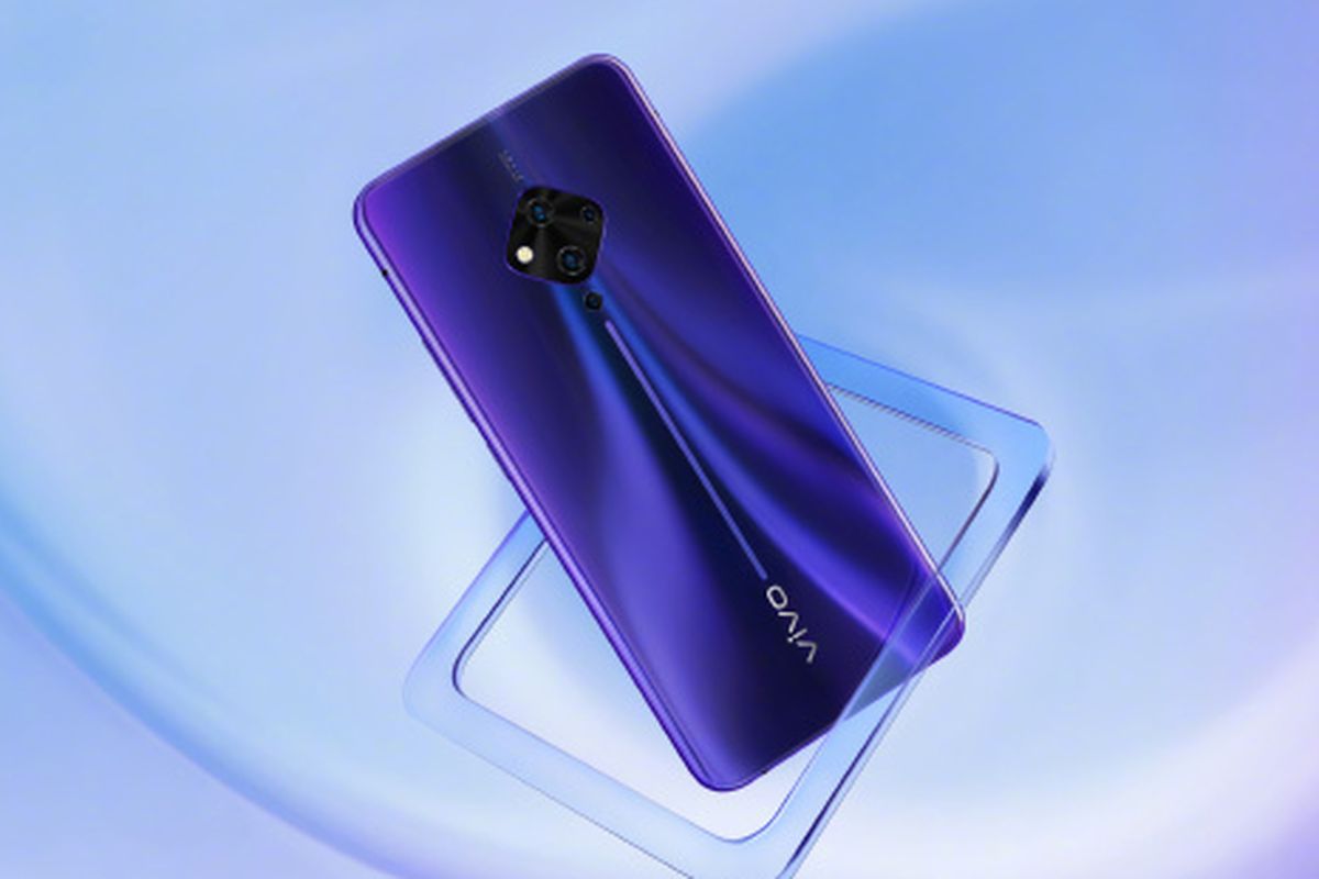 Penampakan Vivo S5 varian biru.