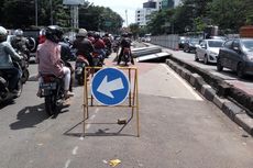 Imbas Proyek ''Underpass'' Kartini, Jalan Metro Pondok Indah Menyempit