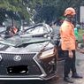 Mobil Mewah Tertimpa Pohon, Waspada Pohon Tumbang Saat Hujan Lebat