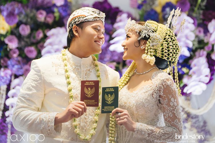 Rizky Febian dan Mahalini resmi menikah