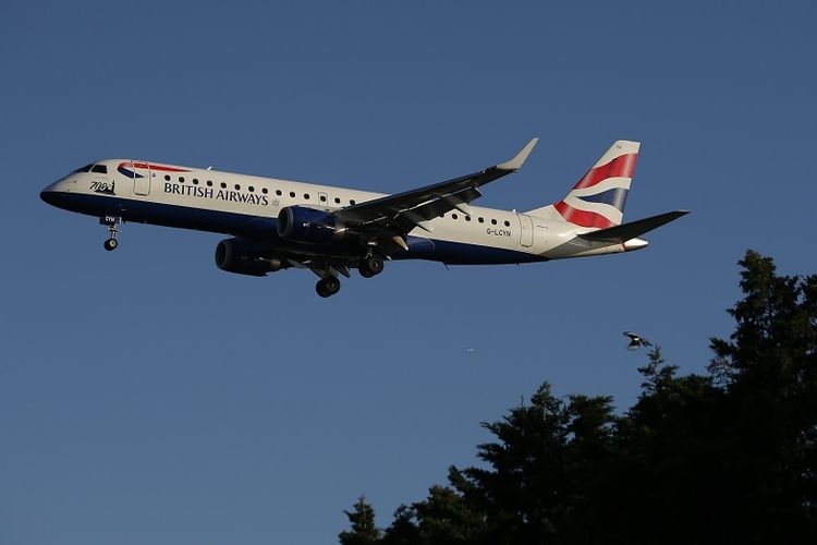 Sebuah pesawat milik British Airways.
