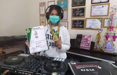 Cerita Aqilla, Anak Dusun Juara Kompetisi DJ Nasional, Ingin ...