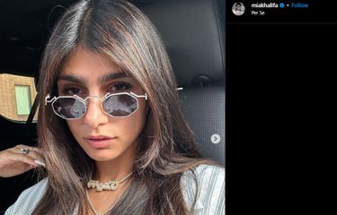 Tangkapan layar foto Mia Khalifa di Instagram.