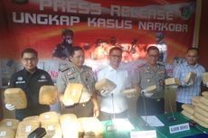 Polisi Amankan 225 Kilogram Ganja Asal Aceh yang Dibawa Truk Ekspedisi