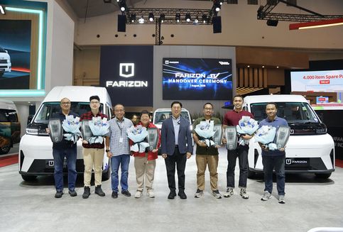 Akselerasi Kendaraan Listrik Komersial, Arista Group Serahkan Farizon SV ke 5 Mitra Strategis