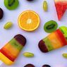 Cara Membuat Es Lilin Rainbow Yoghurt, Bisa Pakai Cetakan Es