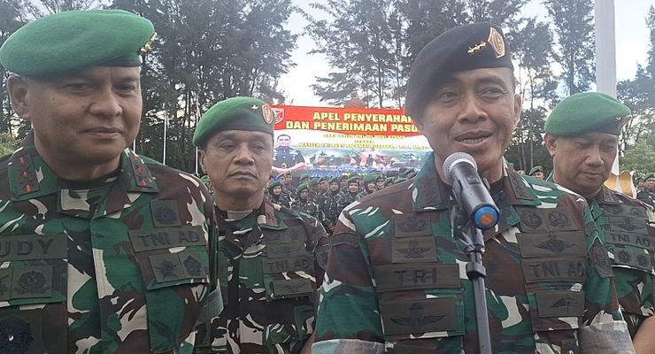 Pesan Sekjen Kemenhan kepada Pangdam Mulawarman: Jaga Perbatasan