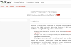 10 Perguruan Tinggi Kristen Terbaik Versi UniRank 2023
