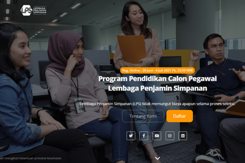 LPS Buka Lowongan Kerja bagi S1, Ini Syarat dan Link Pendaftarannya