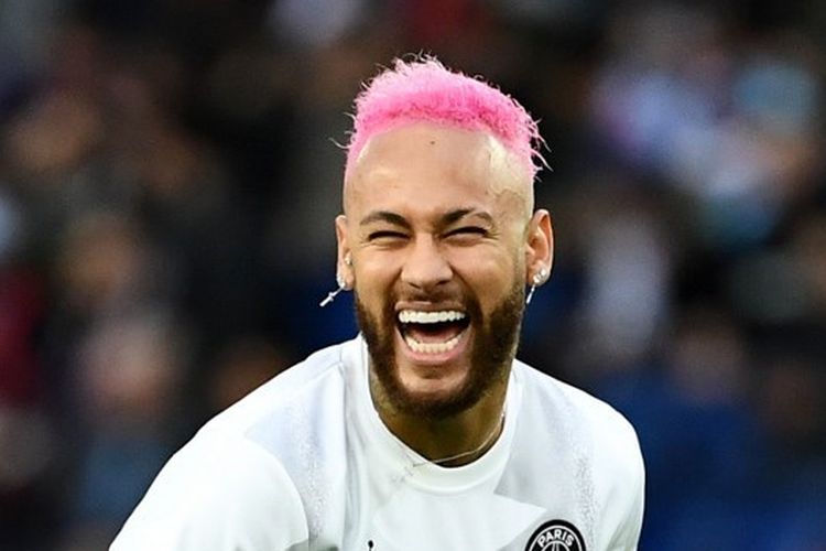 Penyerang Paris Saint-Germain (PSG), Neymar.