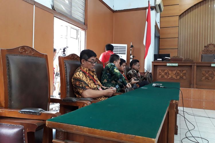Pihak kuasa hukum Setya Novanto dalam sidang praperadilan Ketua DPR Setya Novanto melawan KPK di PN Jakarta Selatan, Kamis (30/11/2017).