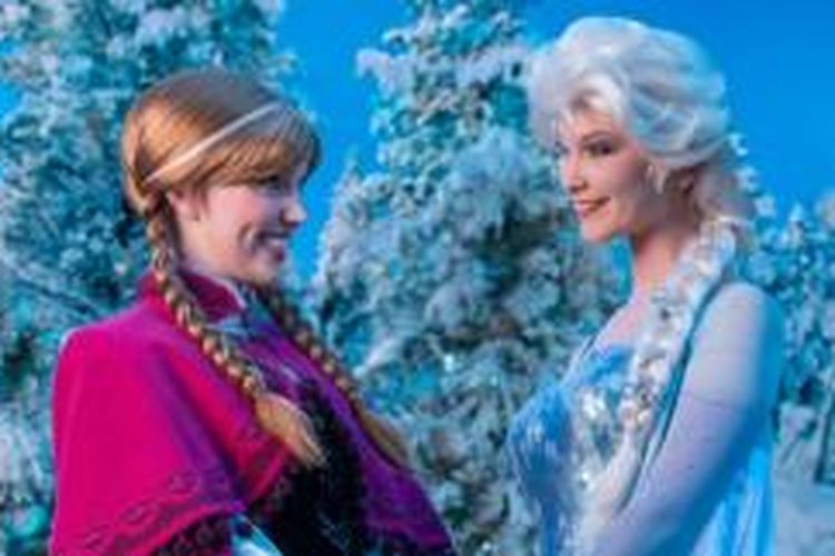 Pertunjukan “Frozen” Summer Fun di area Disney’s Hollywood Studios, Walt Disney World, Amerika Serikat