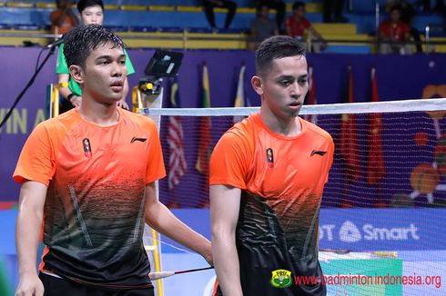 SEA Games 2019, Fajar/Rian Menyesal Gagal Sumbang Poin meski Indonesia Sabet Emas