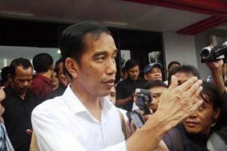 Jokowi mengunjungi Boyolali, Kamis (15/5/2014).