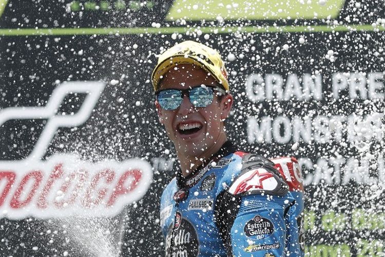 AlexMarquez menjuarai Moto2 GP Catalunya, 16 Juni 2019. 