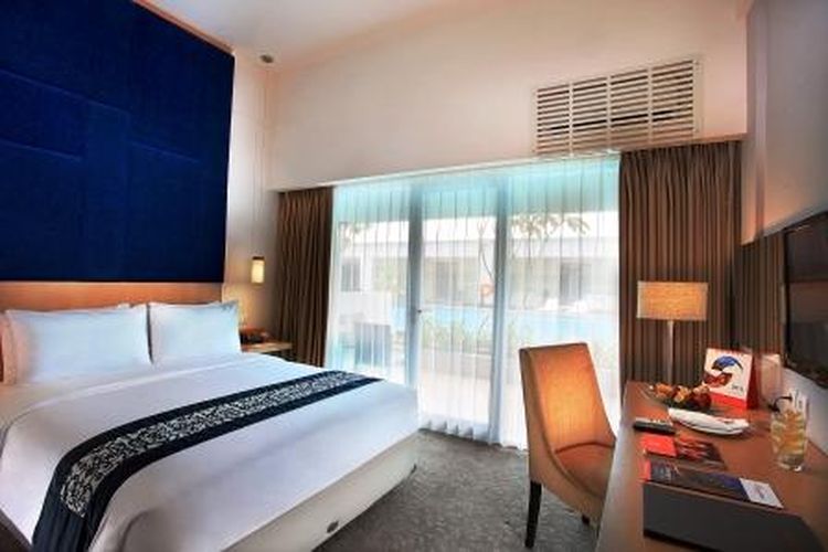 Fasilitas kamar pada Swiss-Belinn Malang.