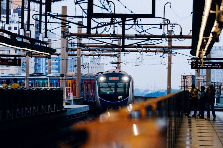 Ilustrasi MRT Jakarta. 