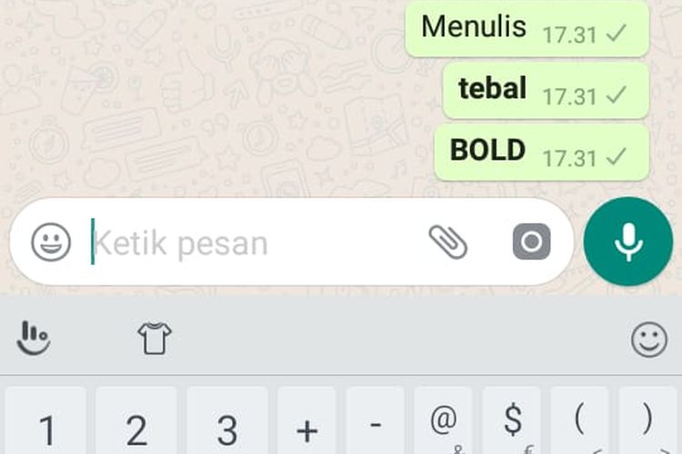 cara membuat tulisan unik di kertas CARA BIKIN Tulisan Unik di WhatsApp dari Tebal Miring 