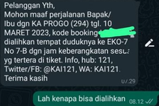 Ramai soal Penumpang Kereta Dipindah Tempat Duduknya, Ini Cerita dan Penjelasan KAI