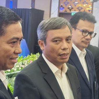 Direktur Utama BTN Nixon LP Napitupulu saat ditemui di Menara BTN, Jakarta, Selasa (18/11/2025).