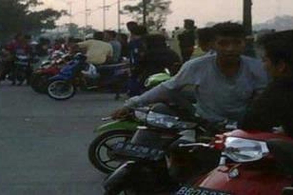 Ilustrasi balap liar