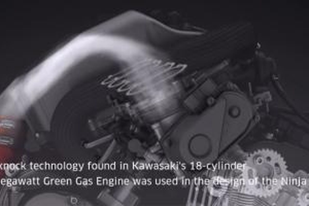 Teknologi green gas anti-knock digunakan untuk sepeda motor.