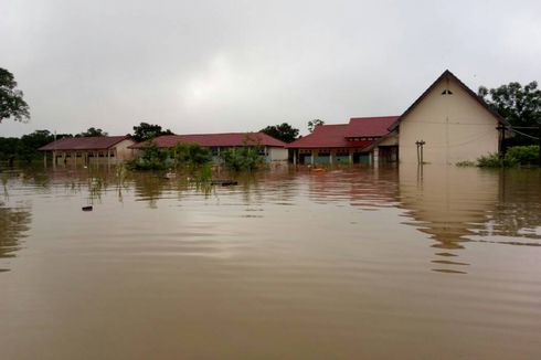 Banjir Kiriman dari Malaysia Rendam 7 Desa di Wilayah Perbatasan Nunukan