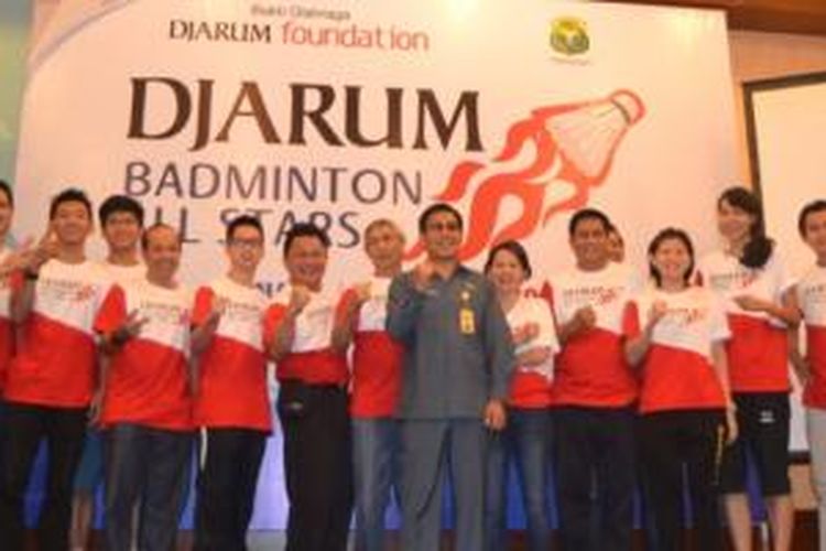 Suasana rangakian acara Djarum Badminton All Stars di Manado.