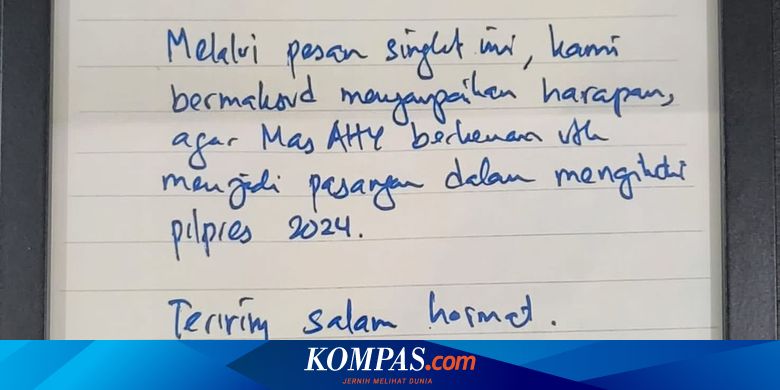 Setelah Tuduhan Pengkhianatan, Muncul Surat Anies Meminta AHY Jadi Cawapres