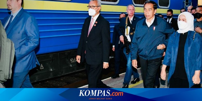 Jokowi and Iriana take the extraordinary train prepared by the Ukrainian government