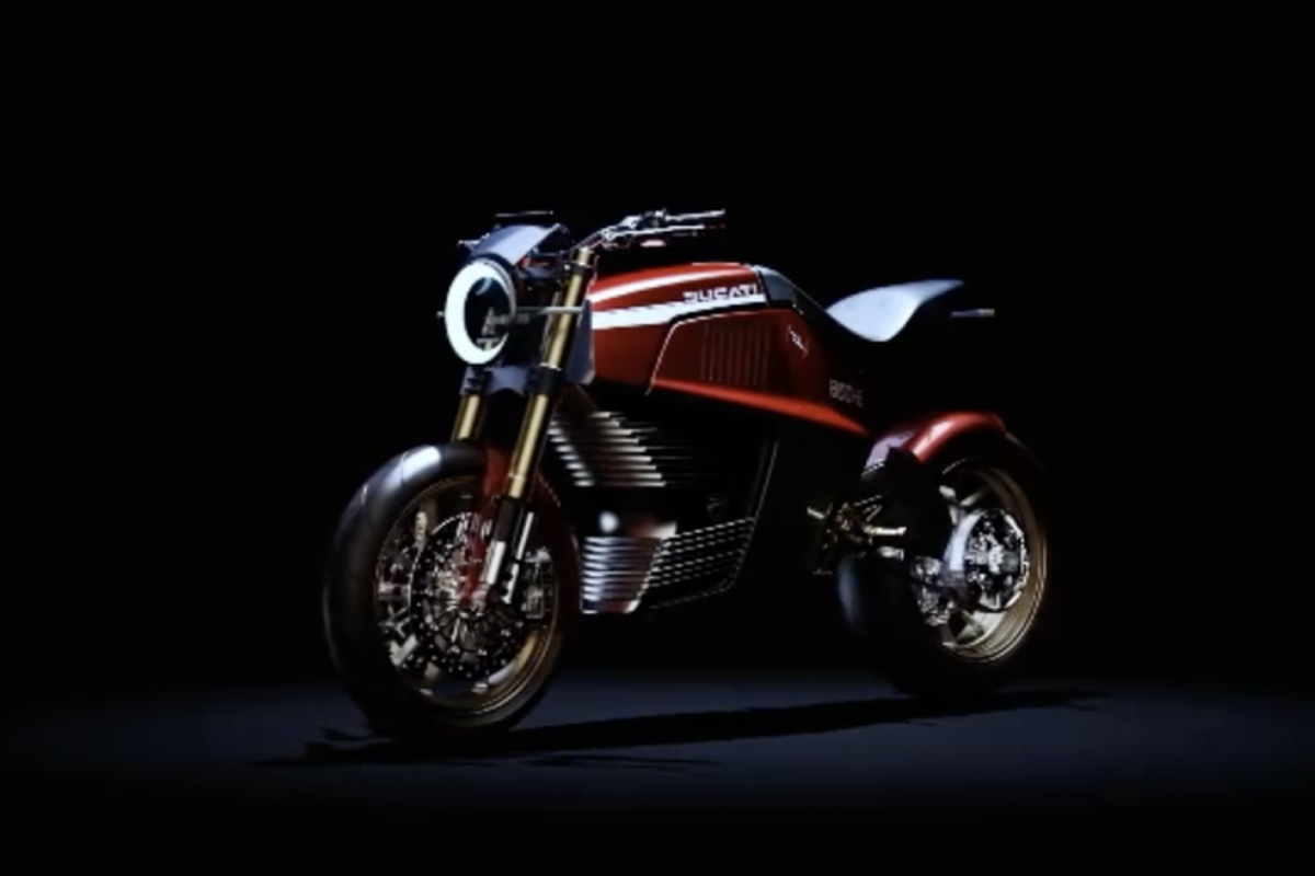 Motor listrik Ducati 860 E-Concept