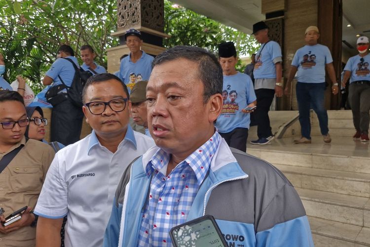 Sekretaris Tim Kampanye Nasional (TKN) Prabowo-Gibran, Nusron Wahid ditemui di Hotel Patra Semarang, Jumat (26/1/2024).