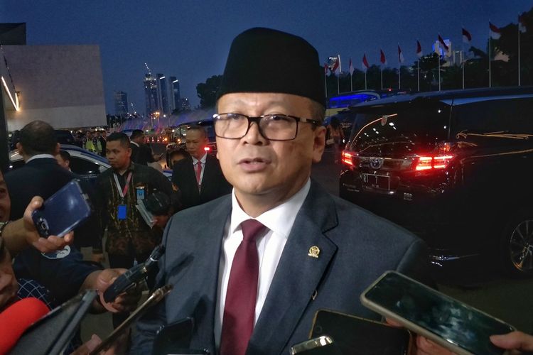 Politisi Gerindra yang menjabat posisi Kementerian Kelautan dan Perikanan Edhy Prabowo.
