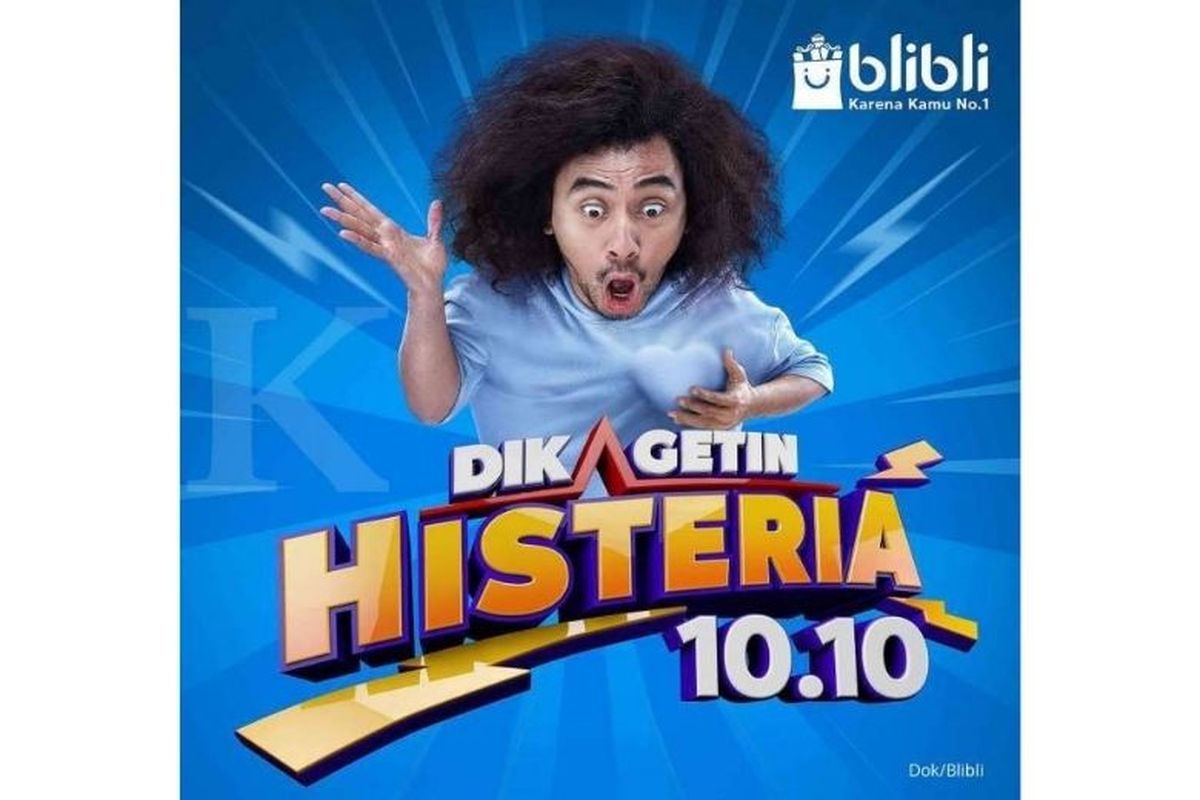 Program Dikagetin Histeria 10.10 dari Blibli.