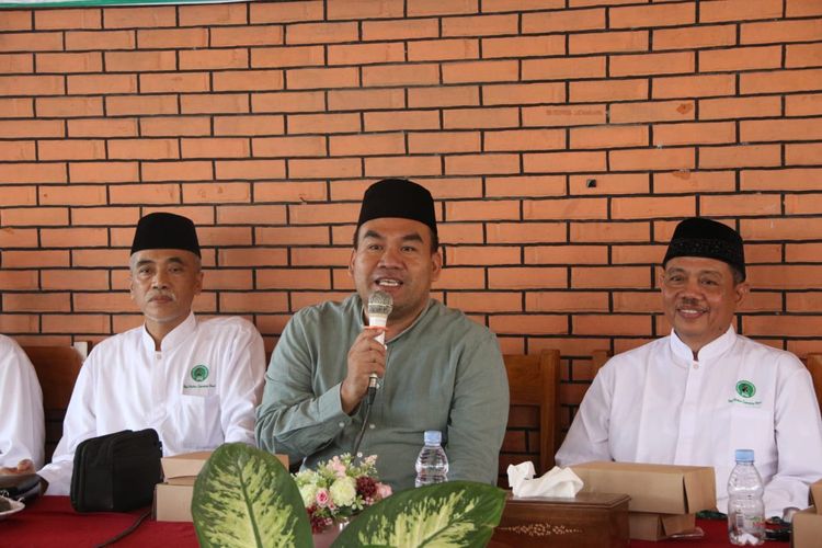 Bupati Blora Arief Rohman hadir pada pertemuan rutin IPHI Jiken di Kantor Kecamatan Jiken, Senin (21/7/2024).