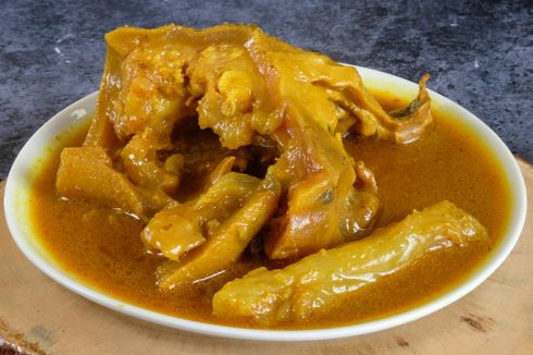 Resep Gulai Tunjang Restoran Padang, Pakai Kikil Sapi Kurban Idul Adha