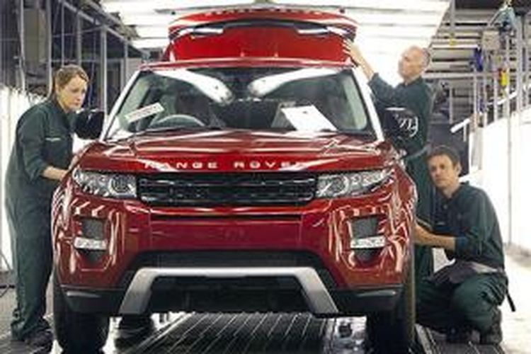 Produksi Range Rover Evoque